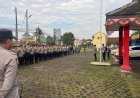 POLRES TASIKMALAYA KOTA Laksanakan Pengamanan Apel Hari Santri Nasional 2025 di Alun-Alun Manonjaya