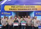 Pastikan Kesiapan Pengamanan Nataru, Kapolda Jabar Disambut Kapolres Tasikmalaya Kota di Pos Letter U Gentong