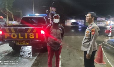 POLSEK RAJAPOLAH POLRES TASIK KOTA POLDA JABAR, MELAKSANAKAN PATROLI  ANTISIPASI GANGGUAN KAMTIBMAS