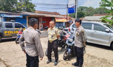 Polsek Sukaresik Tingkatkan Sambang Warga Sampaikan Pesan Kamtibmas 
