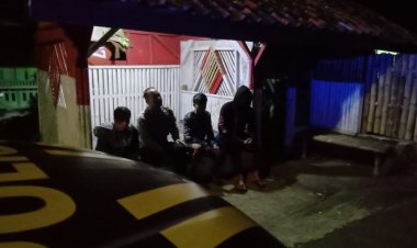 POLSEK RAJAPOLAH POLRES TASIK KOTA POLDA JABAR, MELAKSANAKAN PATROLI ANTISIPASI GANGGUAN KAMTIBMAS