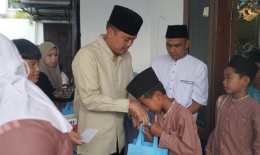**Kapolres Tasikmalaya Kota Gelar Syukuran dan Pengajian Rumdin Bersama Anak Yatim**