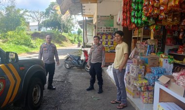 Polsek Sukaresik Tingkatkan Sambang Warga Sampaikan Pesan Kamtibmas 